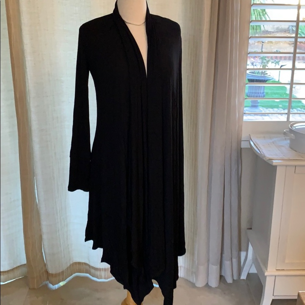 Long cardigan black